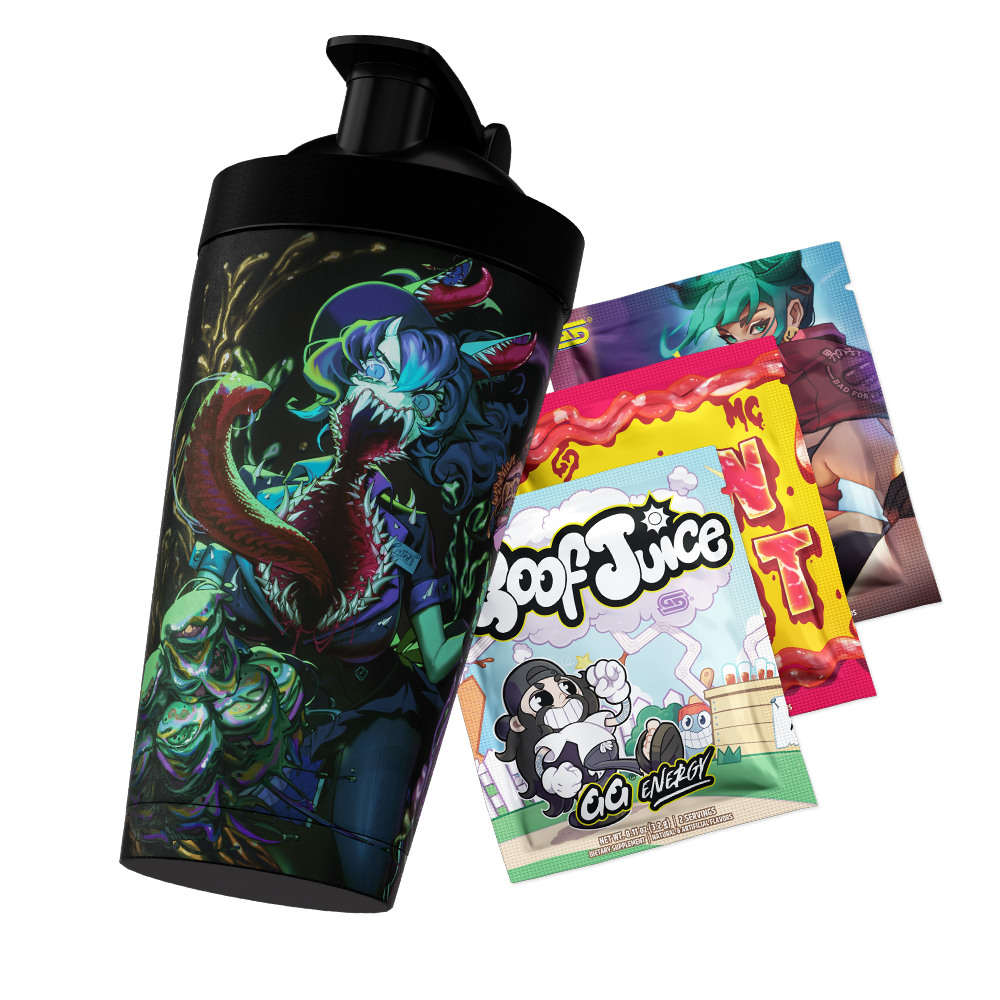 Waifu Cups x CottontailVA: Gluttony Metal Shaker