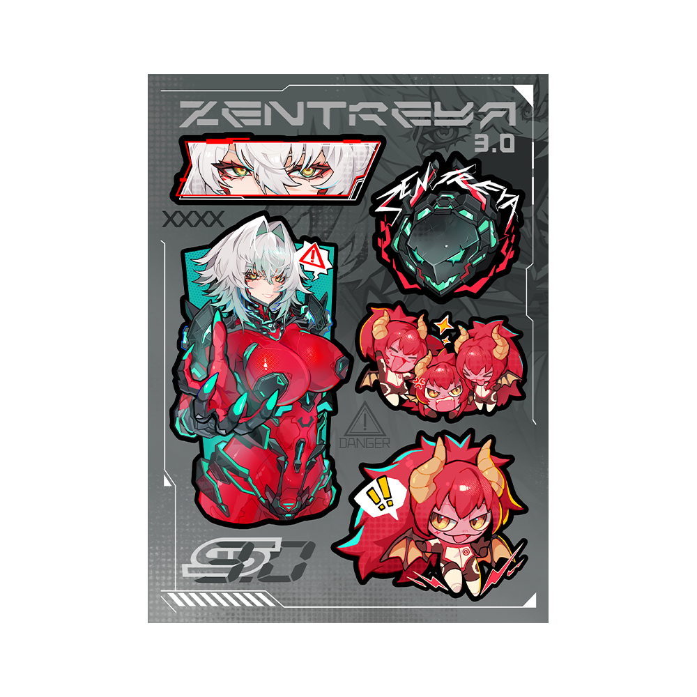 Zentreya 3.0: Sticker Sheet
