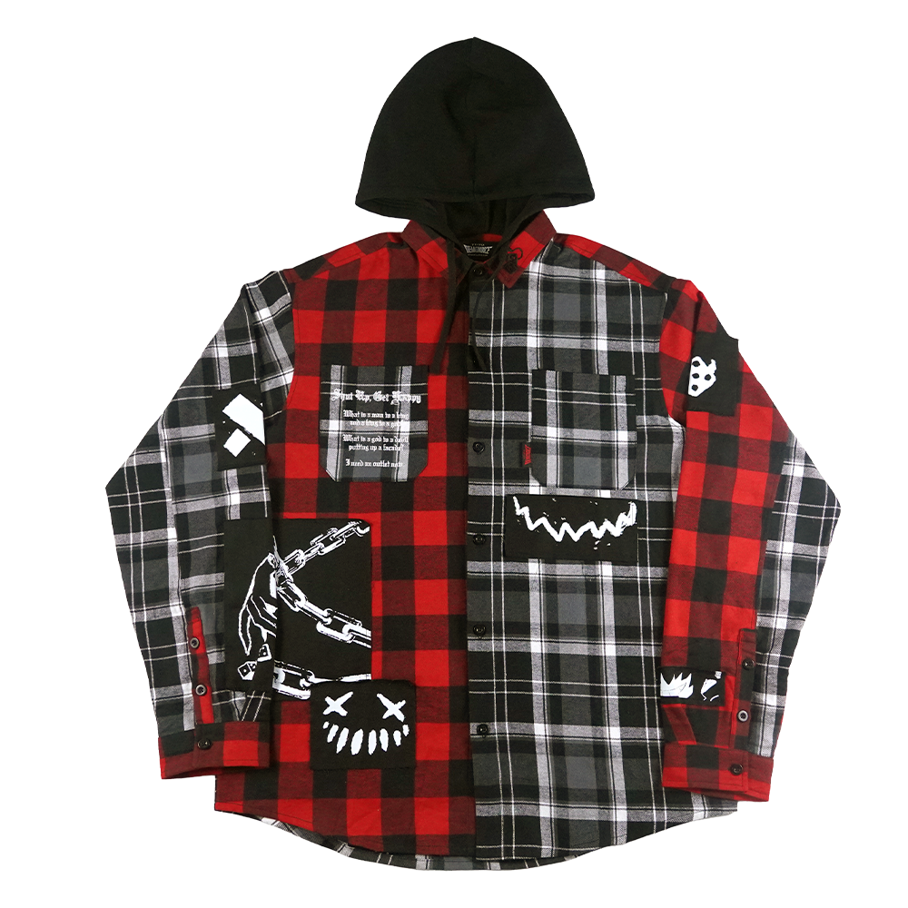 DEMONDICE: Hooded Flannel