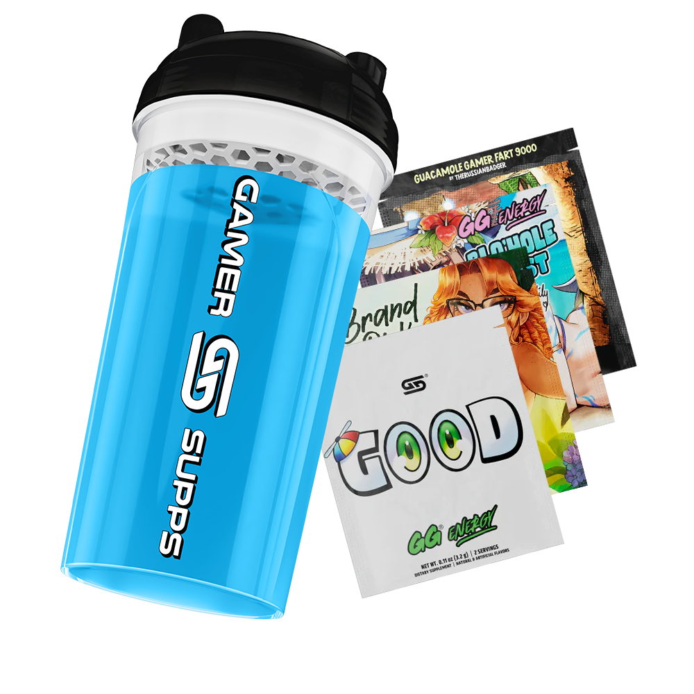 24oz Gamer Supps Shaker Clear - 10 - Image 2