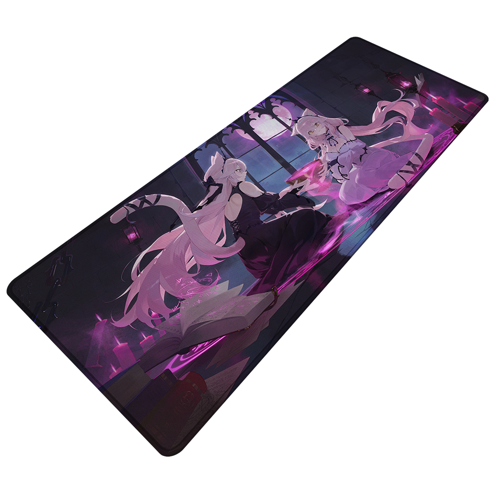 Nyanners: Two maidens one chalice Mousepad - Image 2