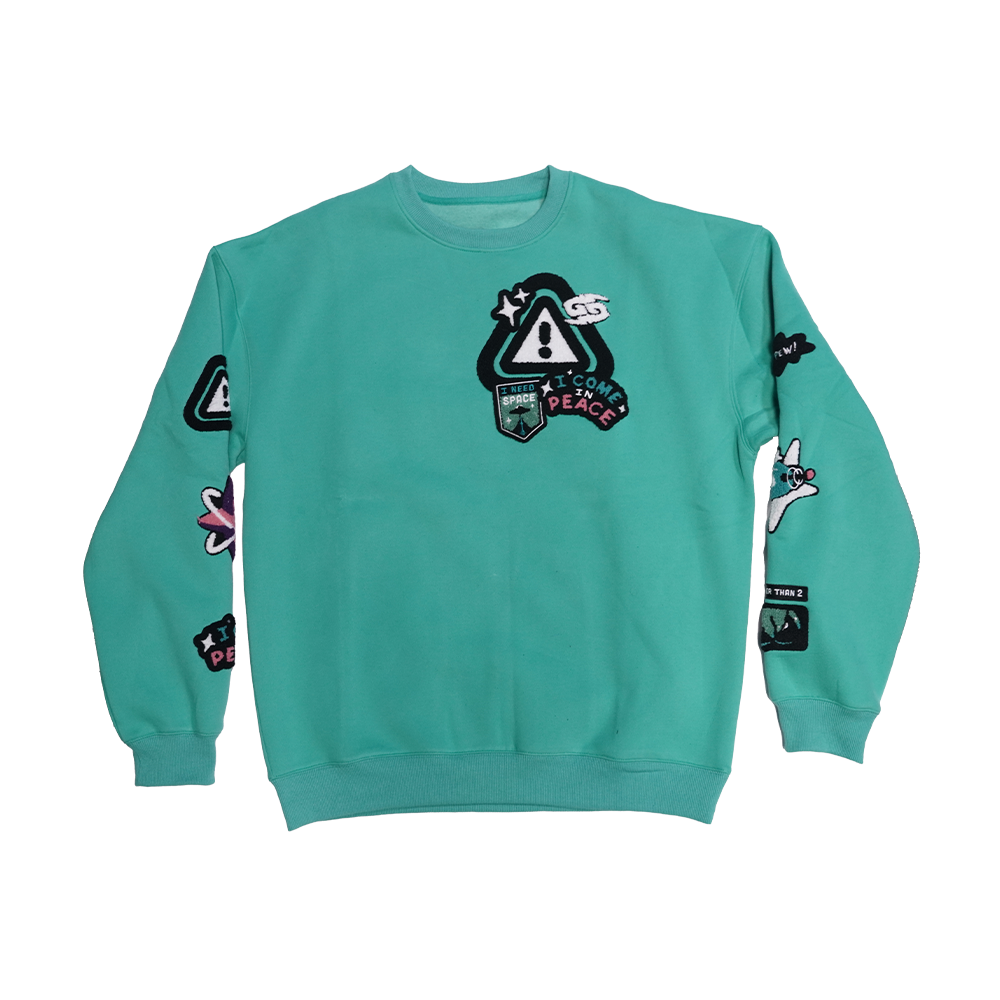 "I Come in Peace" Crewneck - Image 2