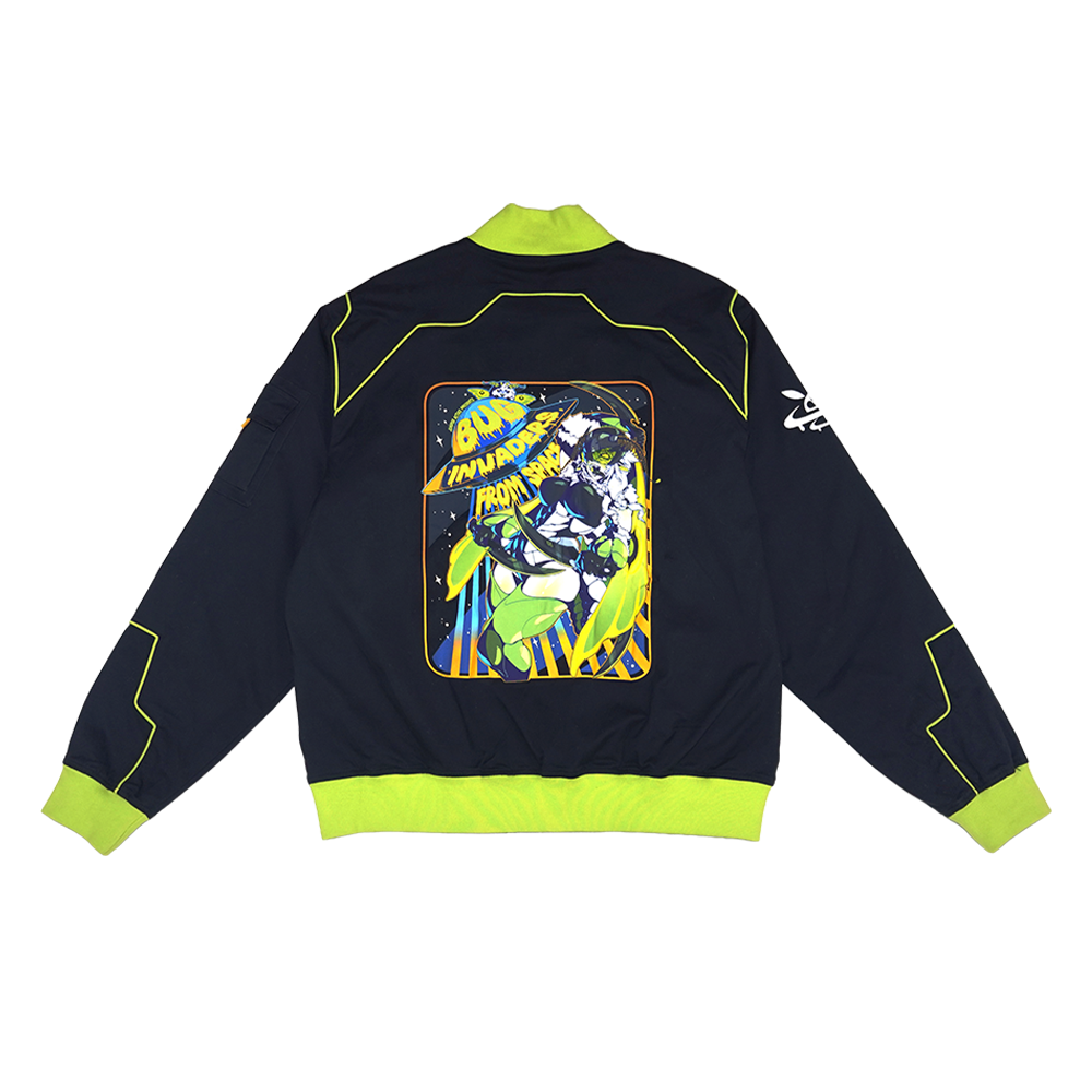 Space Invader Juniper: Bomber Jacket - Image 2