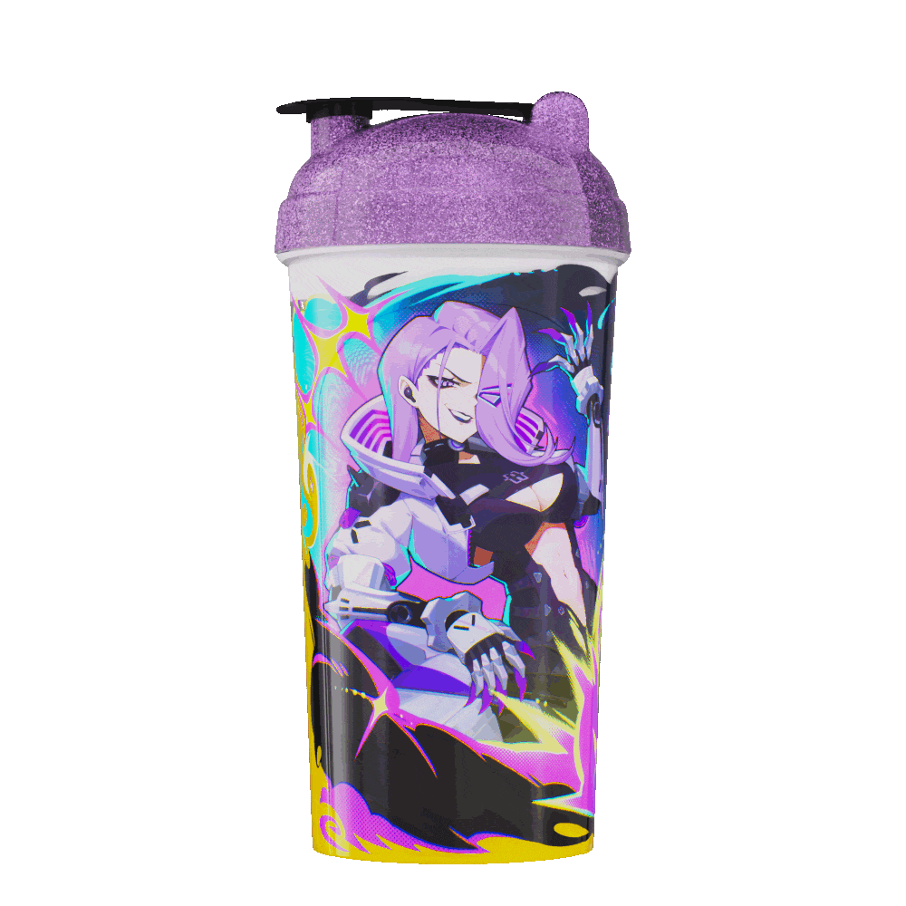 Waifu Cups x AiCandii: Cyber All Over Print Shaker - Image 2