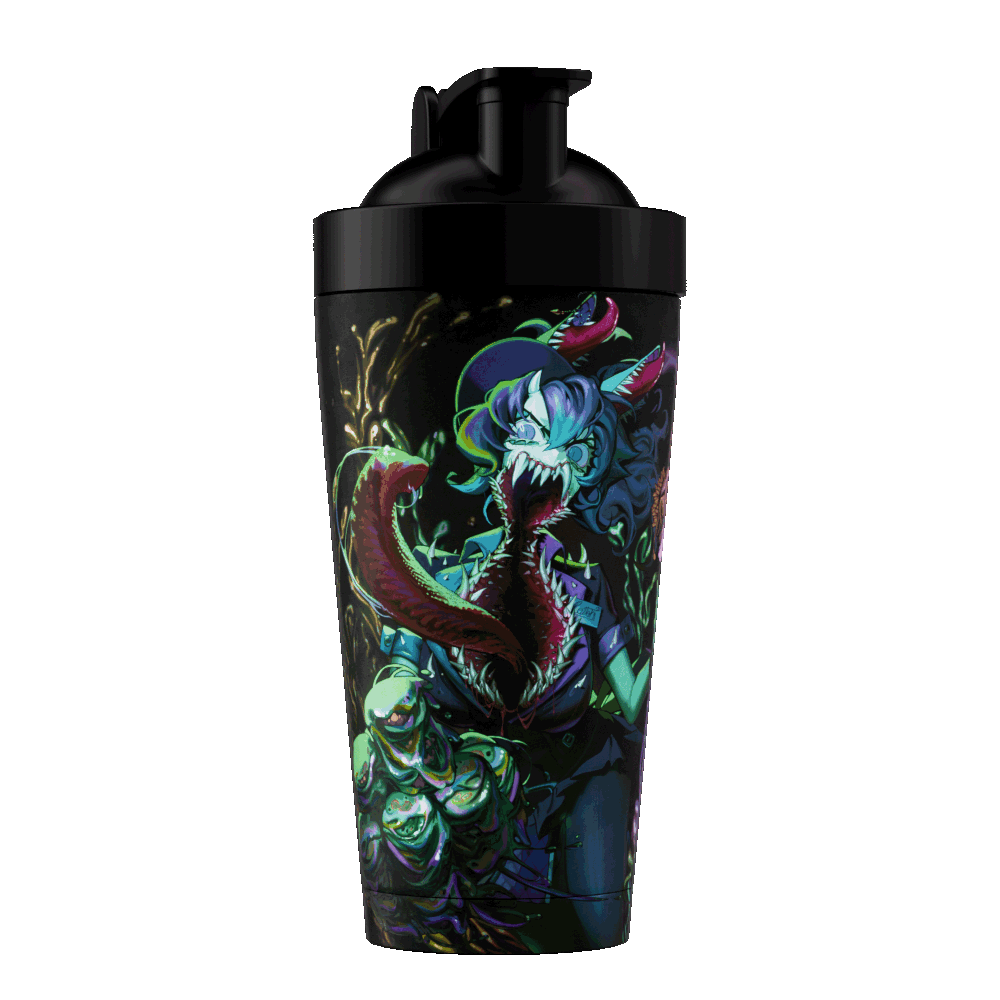 Waifu Cups x CottontailVA: Gluttony Metal Shaker - Image 2