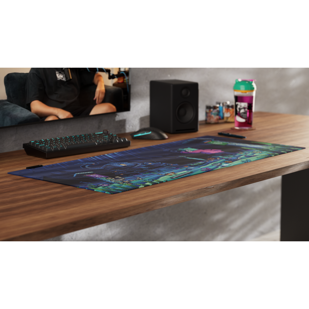 PIXEL CUPS x BigPuffer: Leviathan's Crossing RGB Mouse Pad - Image 3