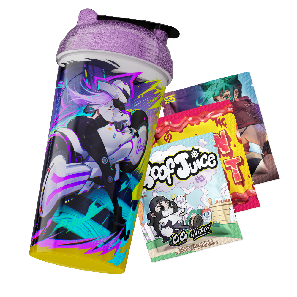 Waifu Cups x AiCandii: Cyber All Over Print Shaker - Image 3