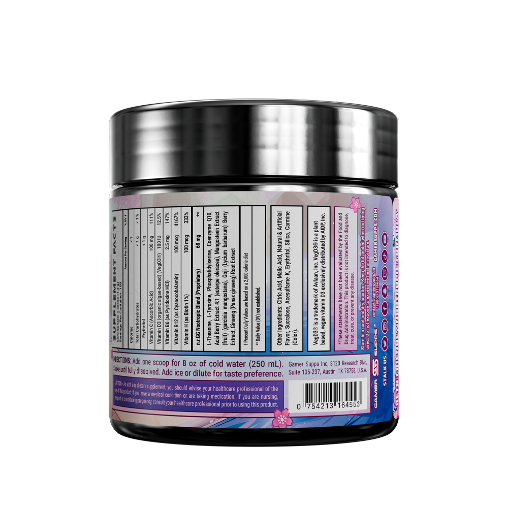 Sakura Splash GG by Silvervale Caffeine Free (Legacy Tub) - 100 Servings - Image 4