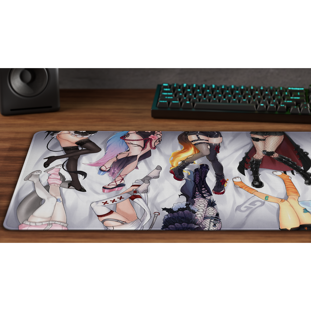 Anime Girl Thigh Vtuber Mouse Pad - Image 4